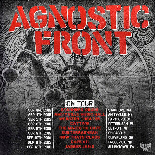 Agnostic Front - U.S. Tour