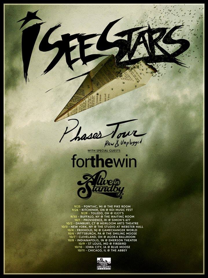 I See Stars - Phases Tour - poster