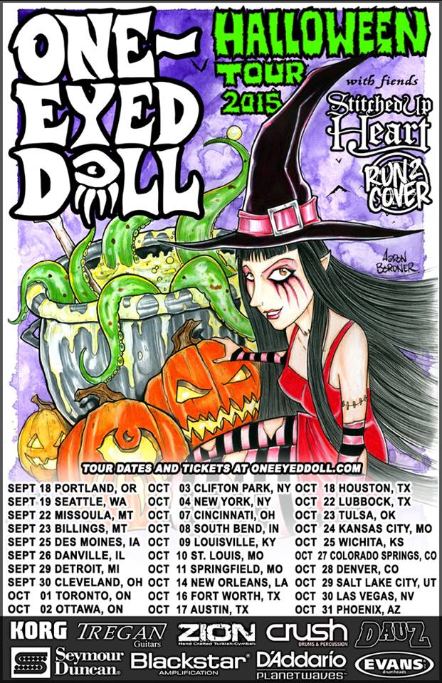 One-Eyed Doll - Halloween Tour 2015 - poster