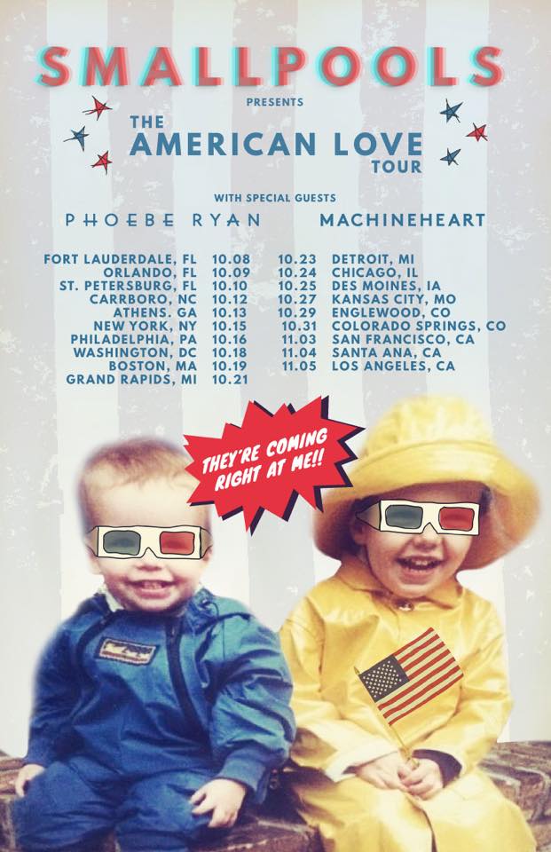Smallpools - The American Love Tour - poster