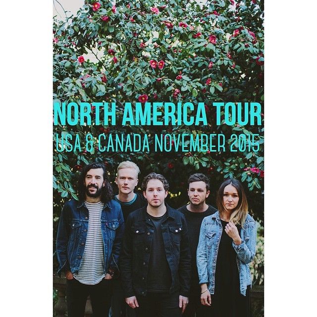 The Paper Kites - North American Tour - 2015 Tour Poster