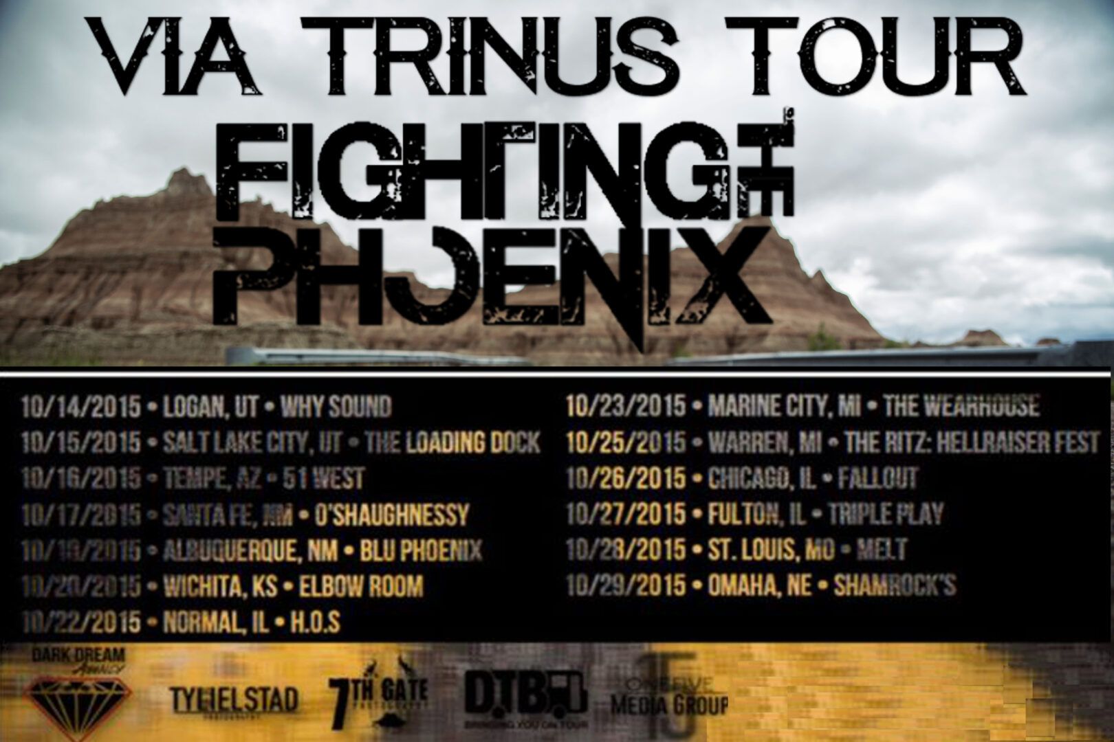 Fighting The Phoenix - Via Trinus Tour - poster