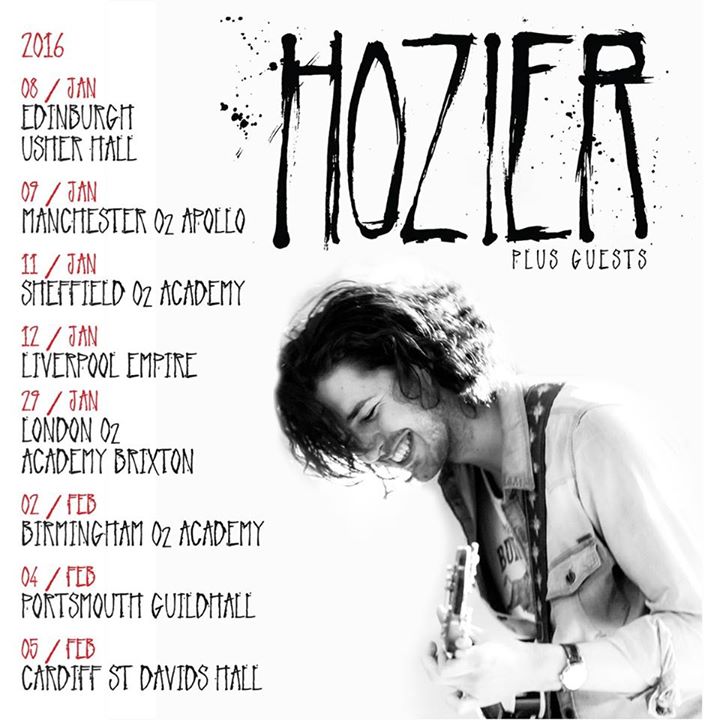 Hozier - 2016 UK Tour - 2016 Tour Poster