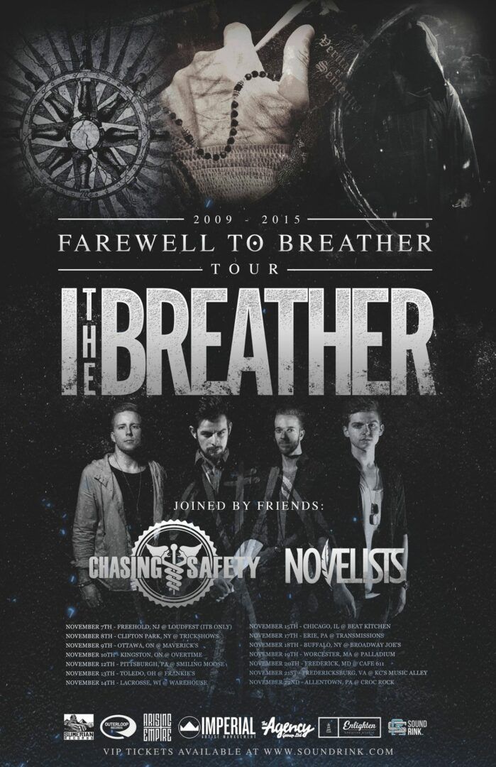 I, The Breather - Farewell To Breather Tour - 2015 Tour Poster