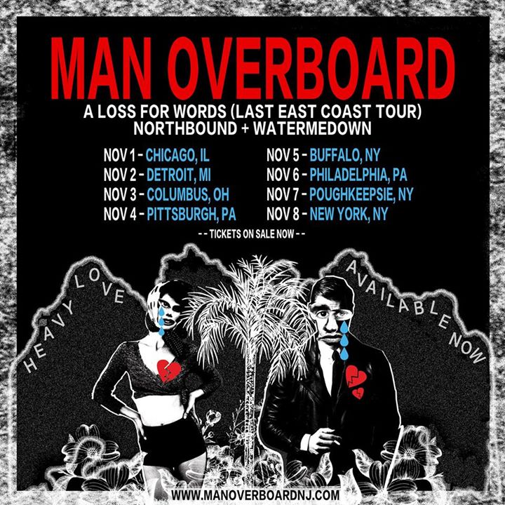 Man Overboard - November Tour - 2015 Tour Poster