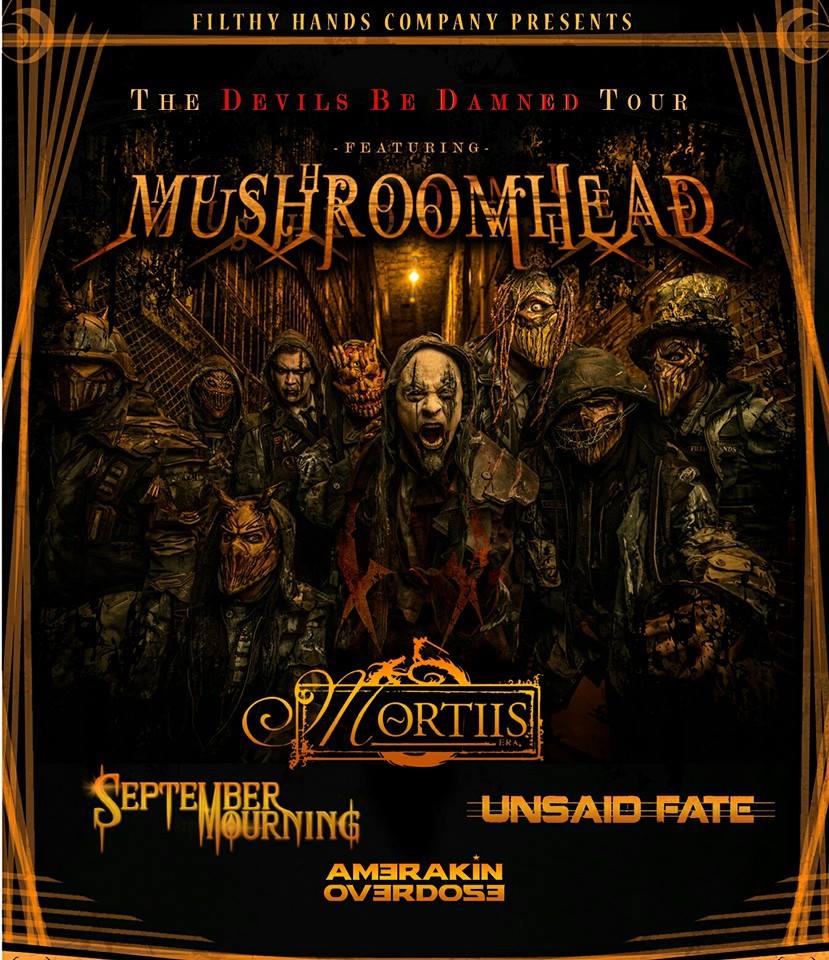 Mushroomhead - The Devils Be Damned Tour - poster
