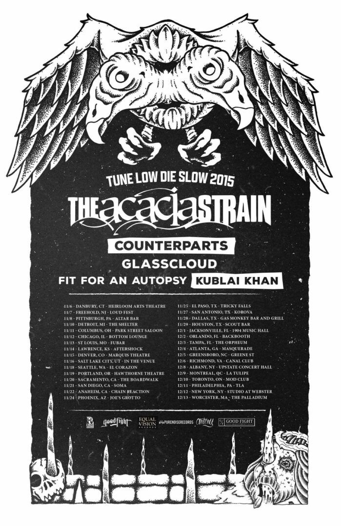 The-Acacia-Strain-Tune-Low-Die-Slow-Tour-poster