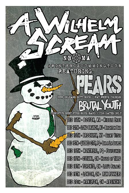 A Wilhelm Scream - Winter is Cumming Tour - Poster