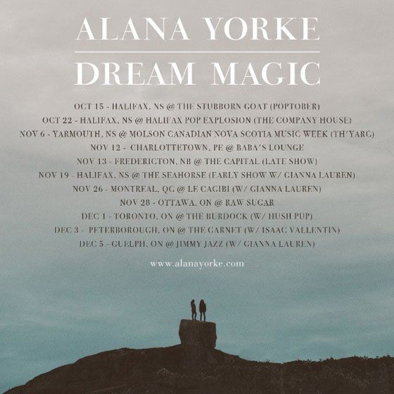 Alana Yorke - Dream Magic Tour - poster