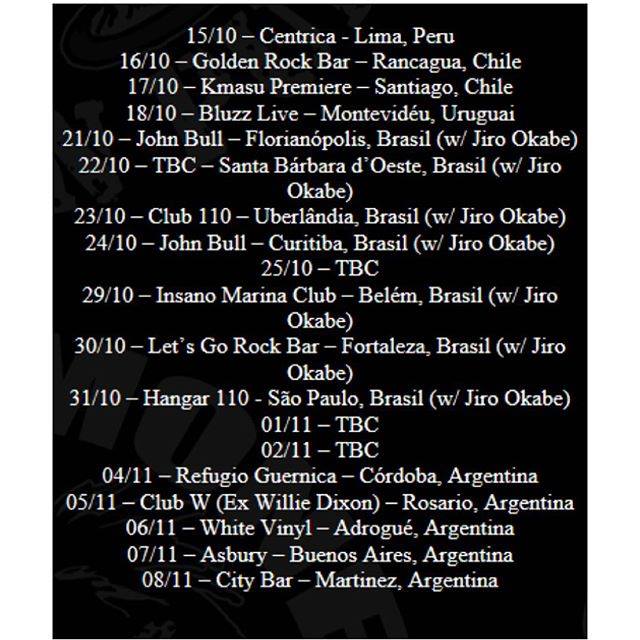 CJ Ramone - Fall 2015 Tour - Poster