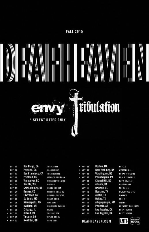 Deafheaven - North American Tour