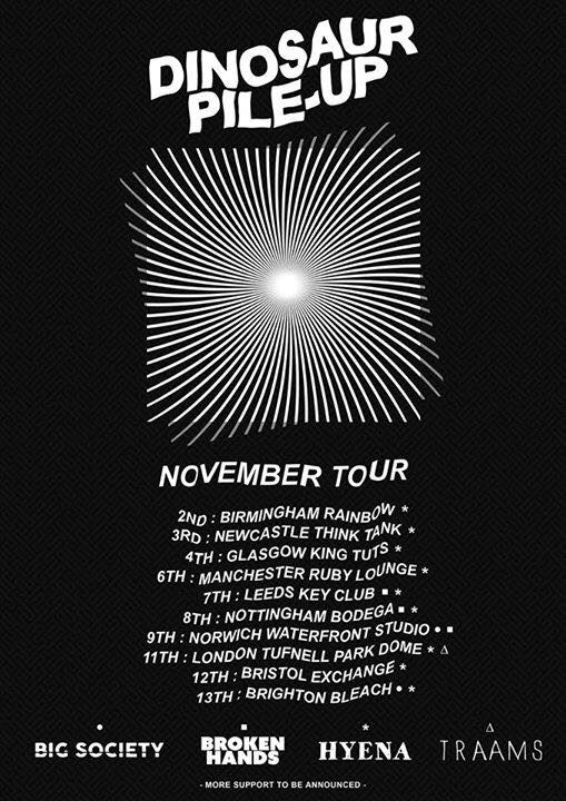 Dinosaur-Pileup-November-UK-tour-poster
