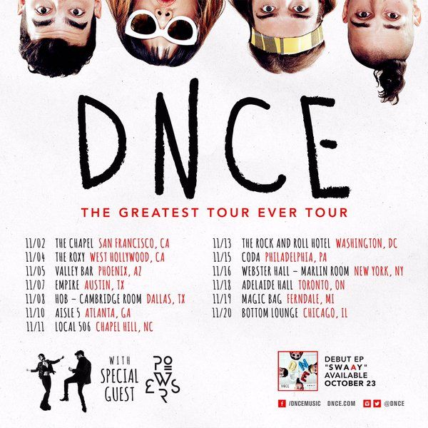 DNCE - U.S. Tour