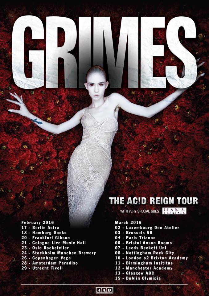 Grimes - UK:EURO Tour
