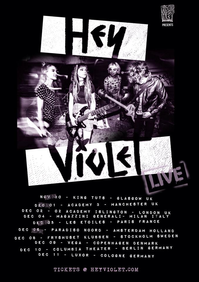 Hey Violet - European Tour