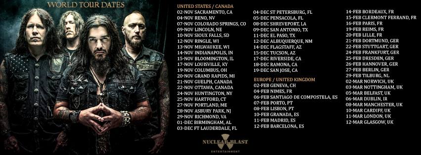 Machine Head - Bloodstone And Diamons World Tour - poster