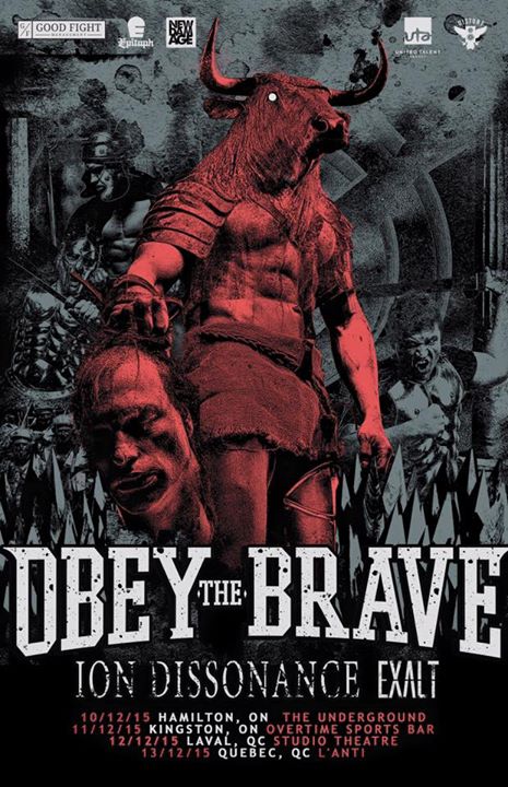 Obey The Brave - Canadian Tour - poster