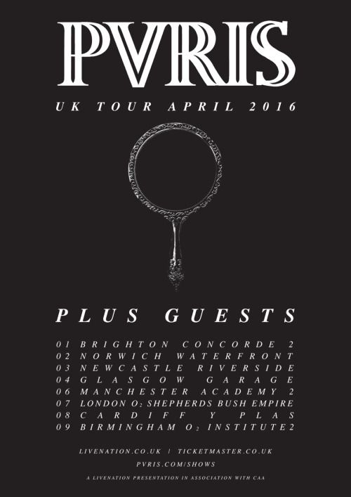 Pvris - UK Headlining tour