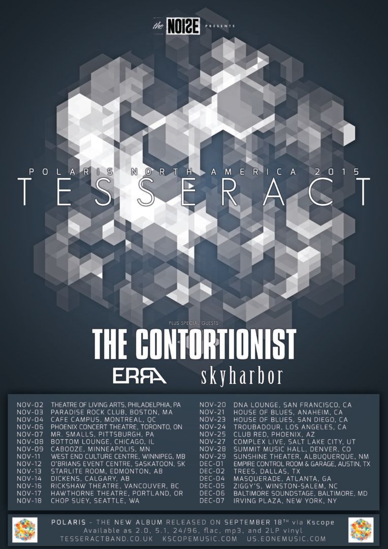 TesseracT - Polaris North American Tour - contest image 1
