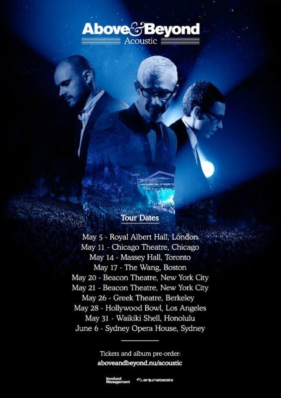 Above & Beyond - World Tour 2016 - 2016 Tour Poster