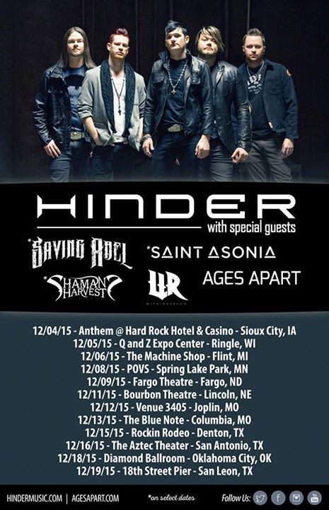 HInder - December Tour