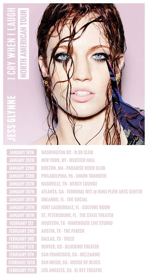 Jess Glynne - I Cry When I Laugh Tour - Poster