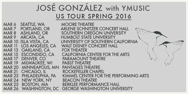 Jose Gonzalez - Spring Tour