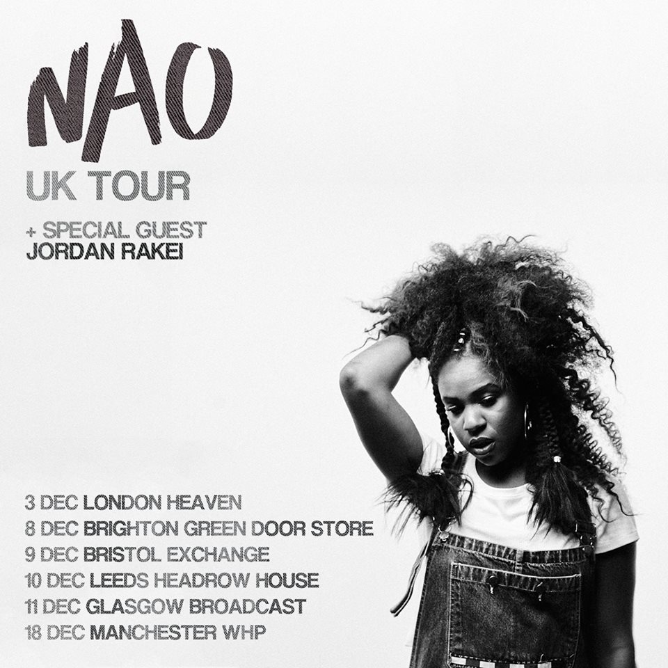 NAO - 2015 December Tour - Poster