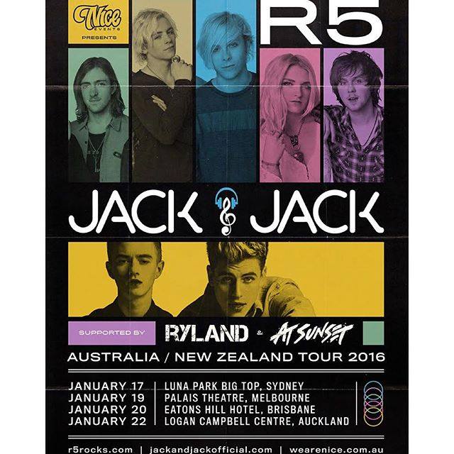 R5 - Sometime Last Night Tour - poster