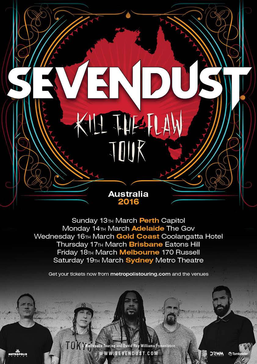 Sevendust-Kill The Flaw Tour-poster