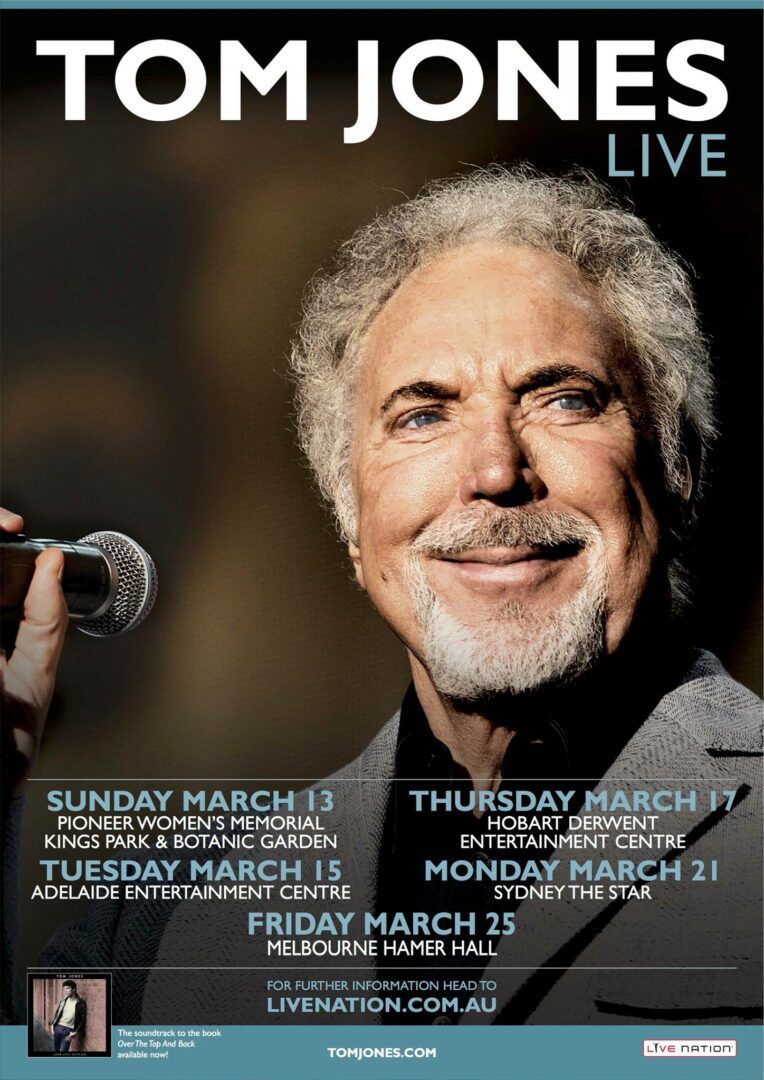 Tom Jones-2016 AU Tour-poster