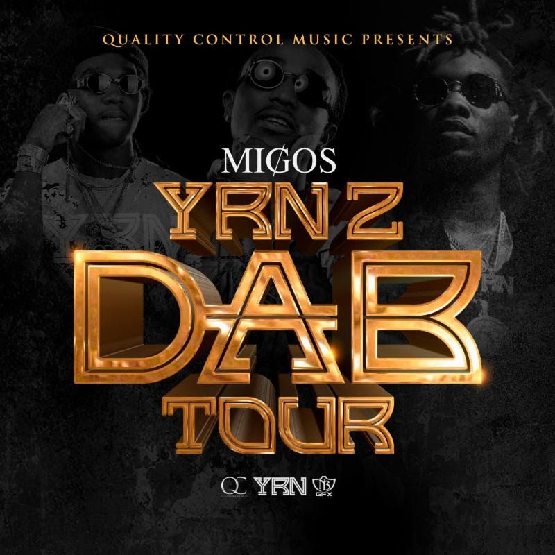 Migos - DAB U.S. Tour - 2016 Tour Poster