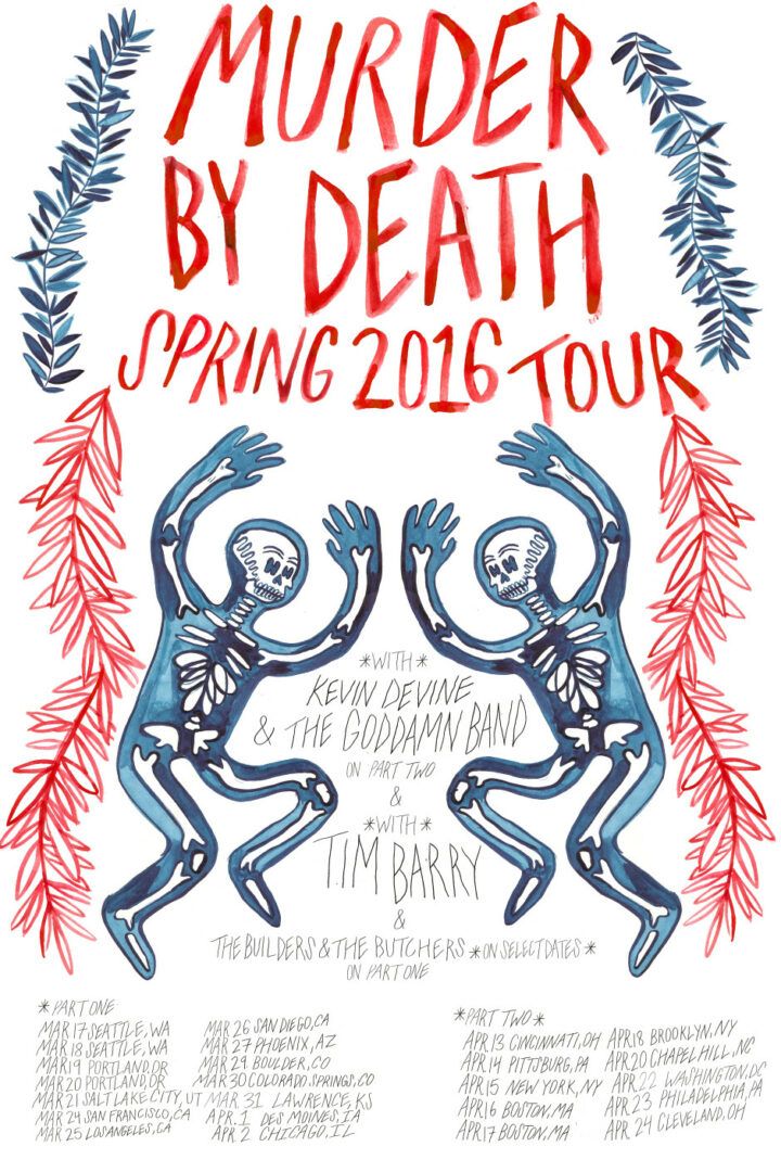 Murder By Death - Headlining Tour - poster