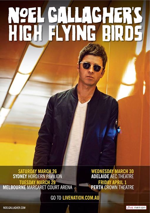 Noel Gallagher-2016 Australian tour-poster