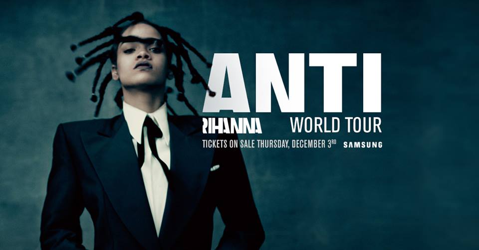 Rihanna - Anti World Tour - poster