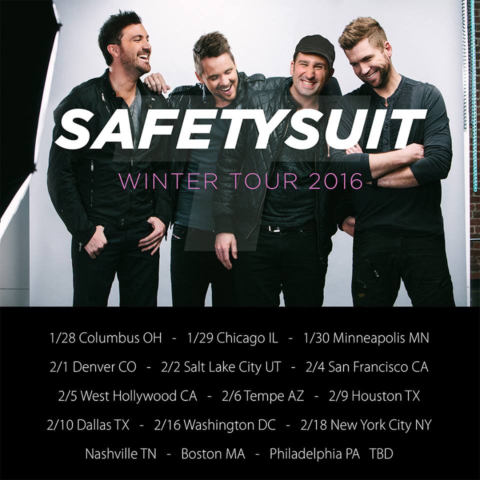 SafetySuit - Winter Tour 2016 - poster
