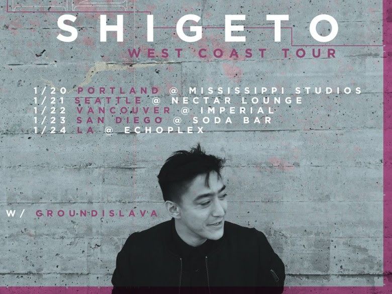 Shigeto - West Coast Tour - poster