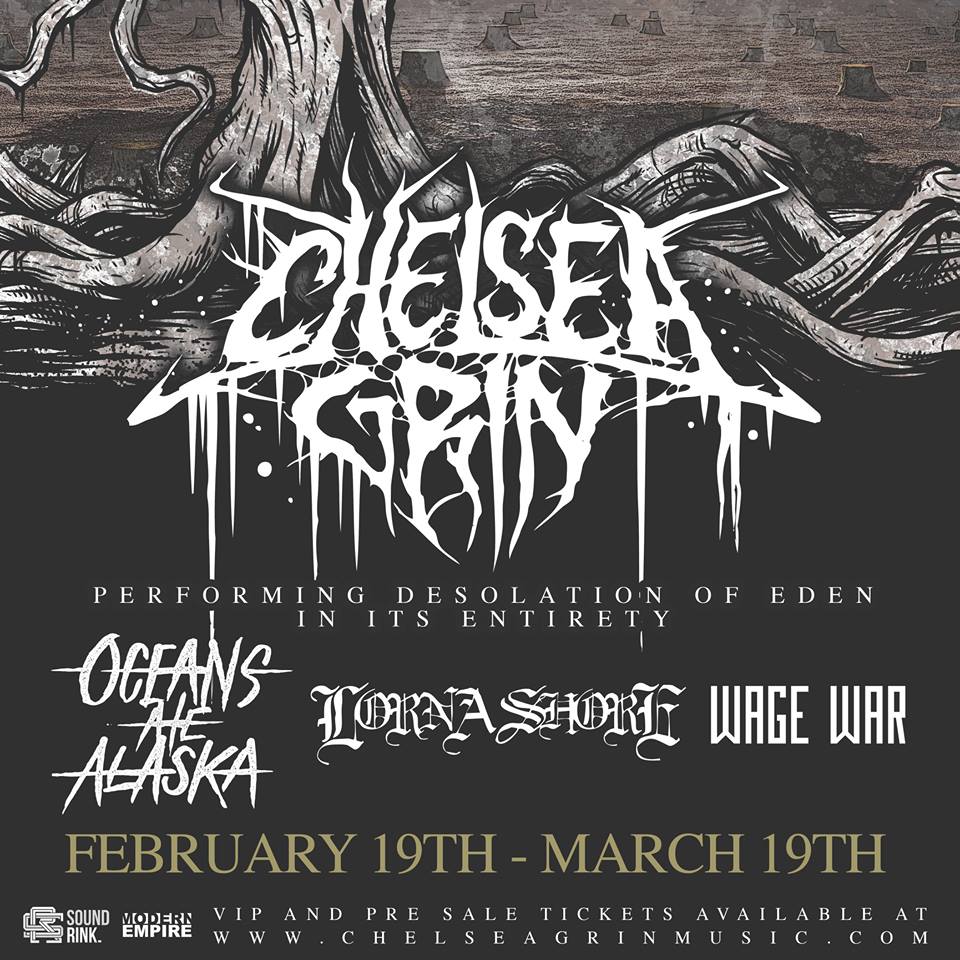 Chelsea Grin-Desolation of Eden tour-poster