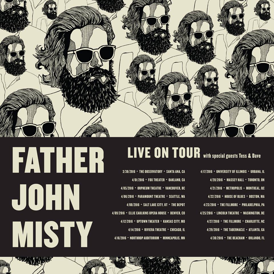 Father John Misty-2016 US Tour-poster