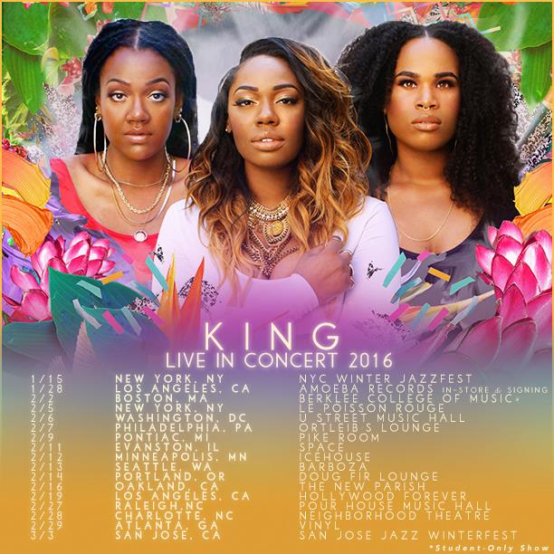 KING - 2016 U.S. Tour - 2016 Tour Poster