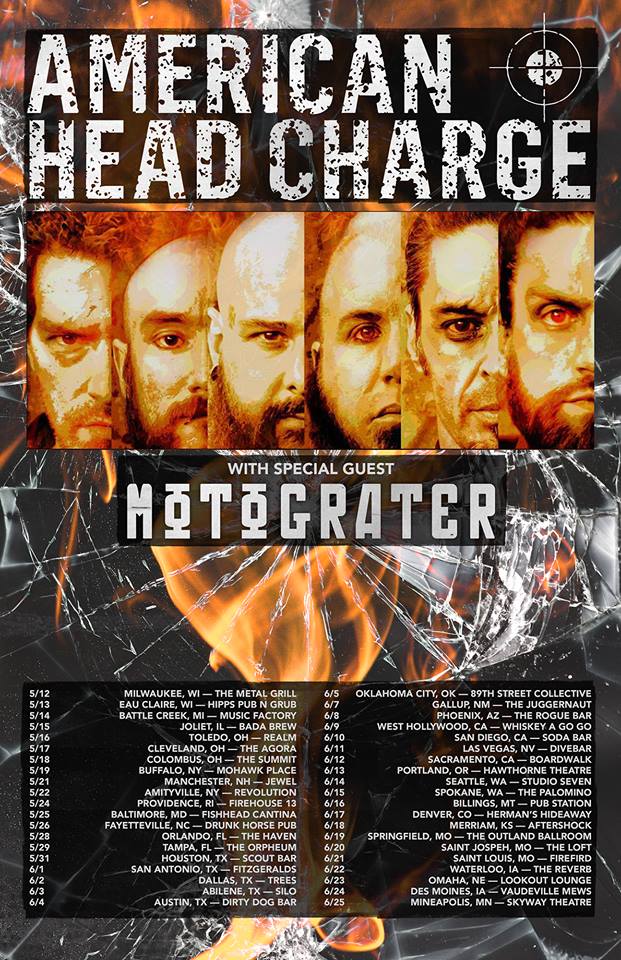 American Head Charge-North American Tour 2016-poster