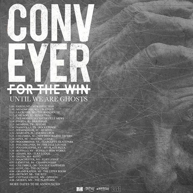 Conveyer- East Coast Tour-poster