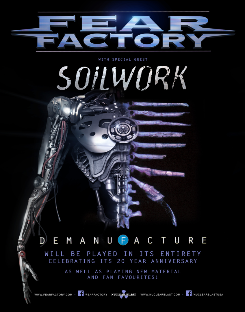 Fear Factory - Demanufacture Tour - poster