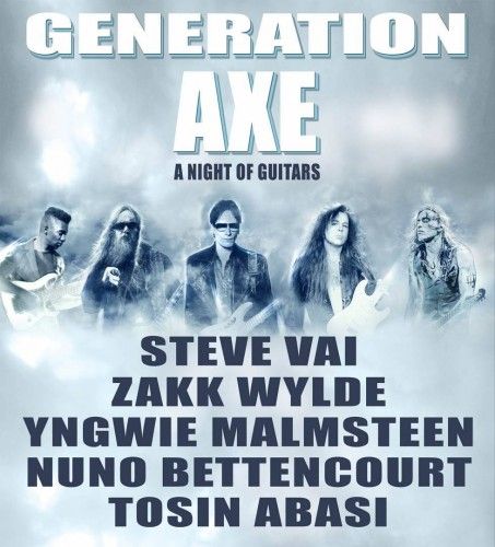 Generation Axe - Generation Axe A Night of Guitars - 2016 Tour Poster