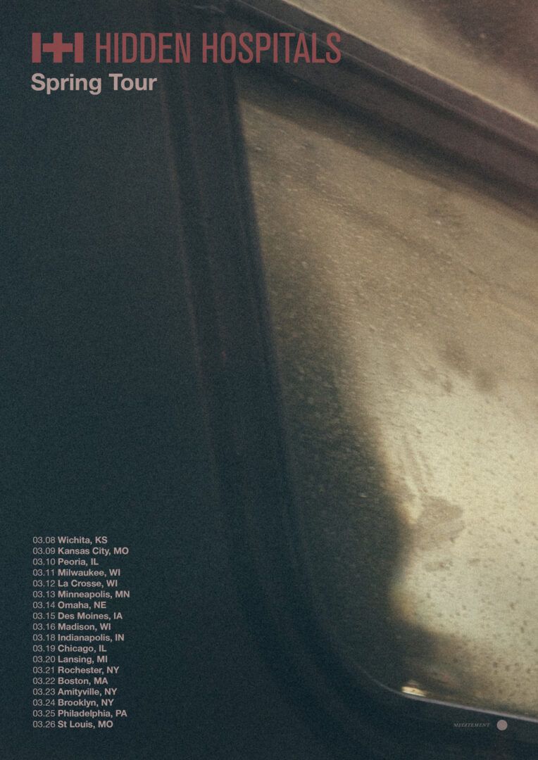 Hidden Hospitals - Spring Tour 2016 - Poster