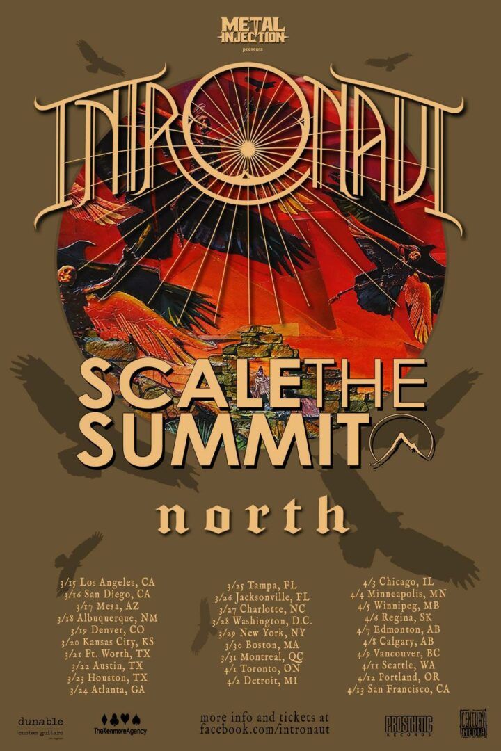 Intronaut - 2016 North American Tour - 2016 Tour Poster