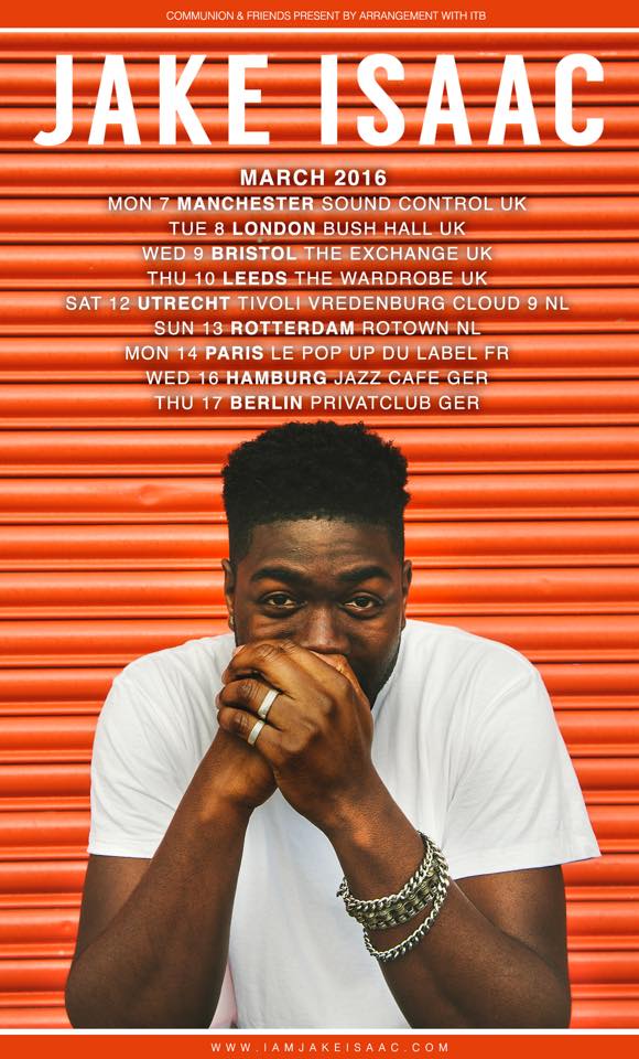 Jake Isaac - UK:European Tour - poster