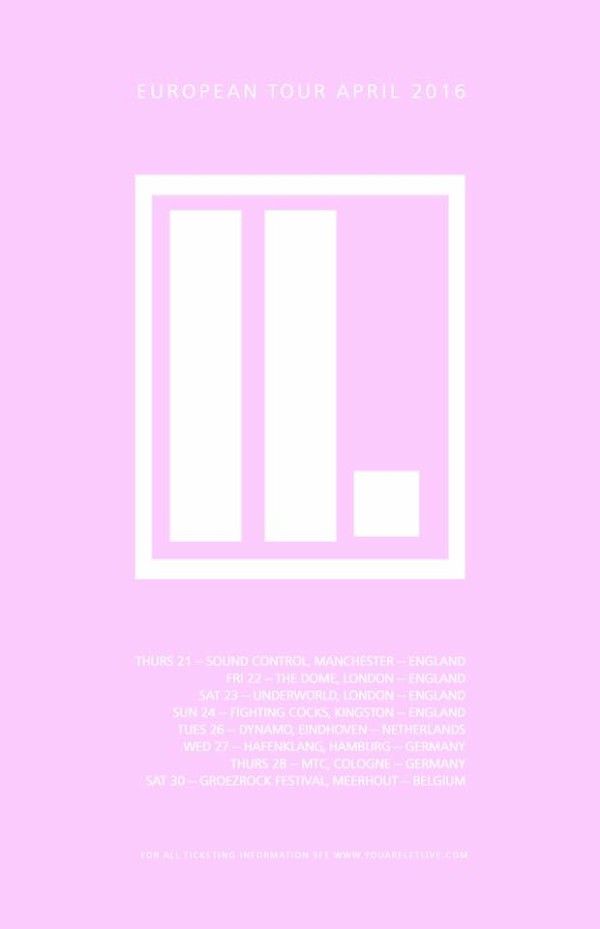 letlive - European tour - poster