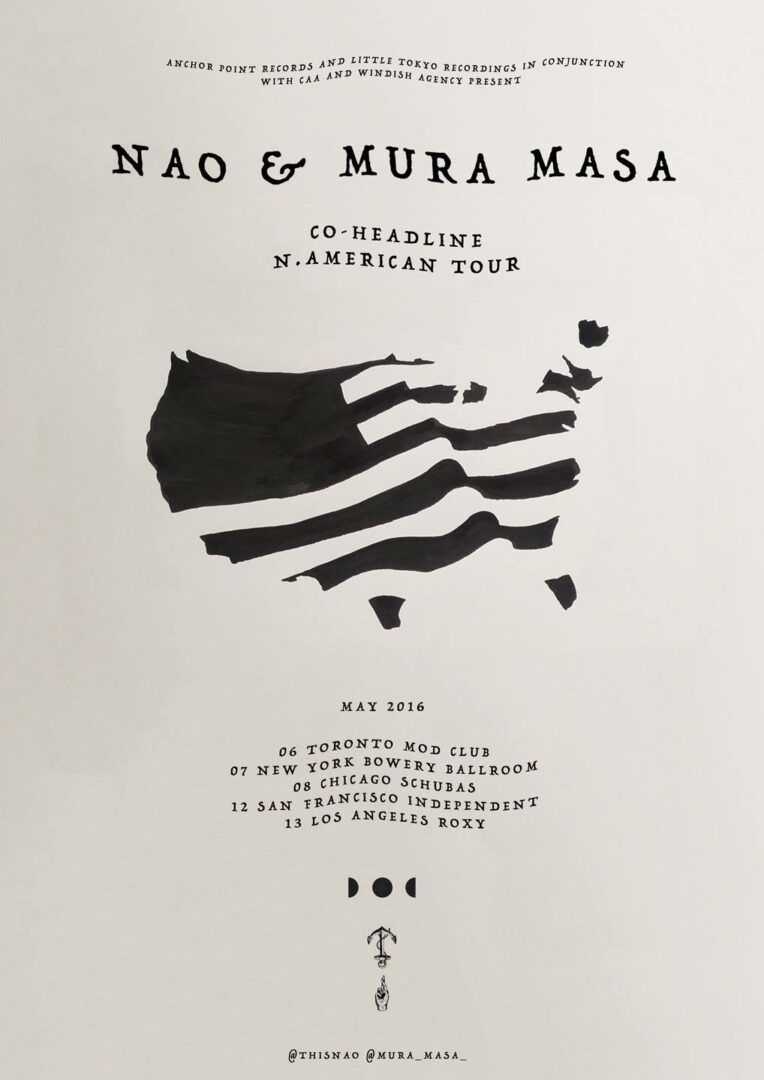 Mura Masa - North American Co-Headline Tour - poster
