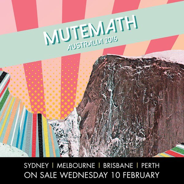 Mutemath - Vitals Tour 2016 (Australia) - poster